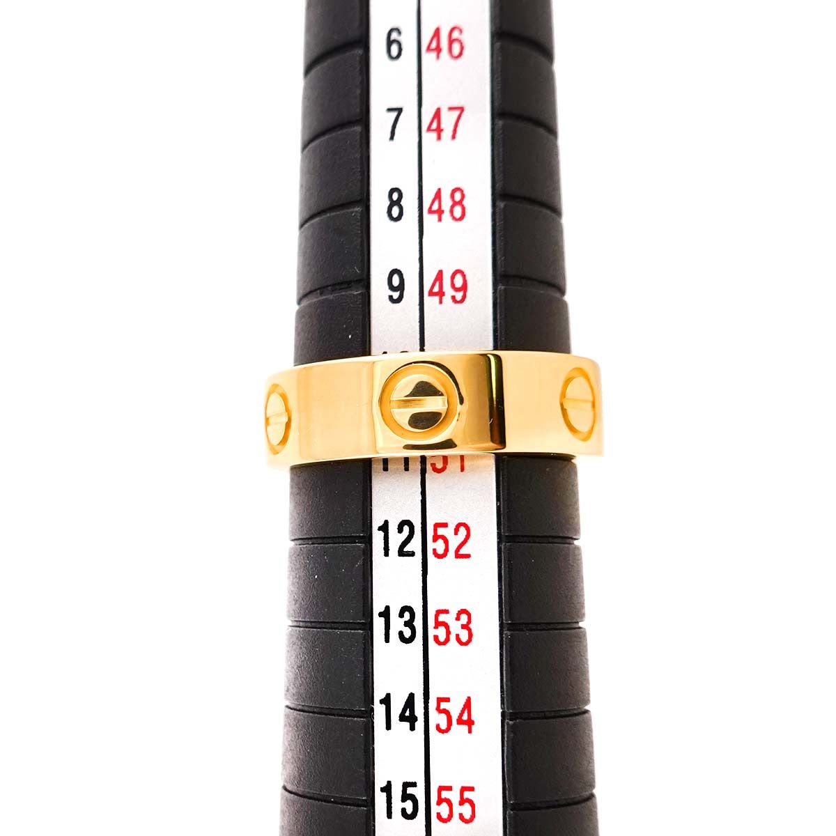 カルティエ Cartier ラブ #51 リング K18 YG イエローゴールド 750