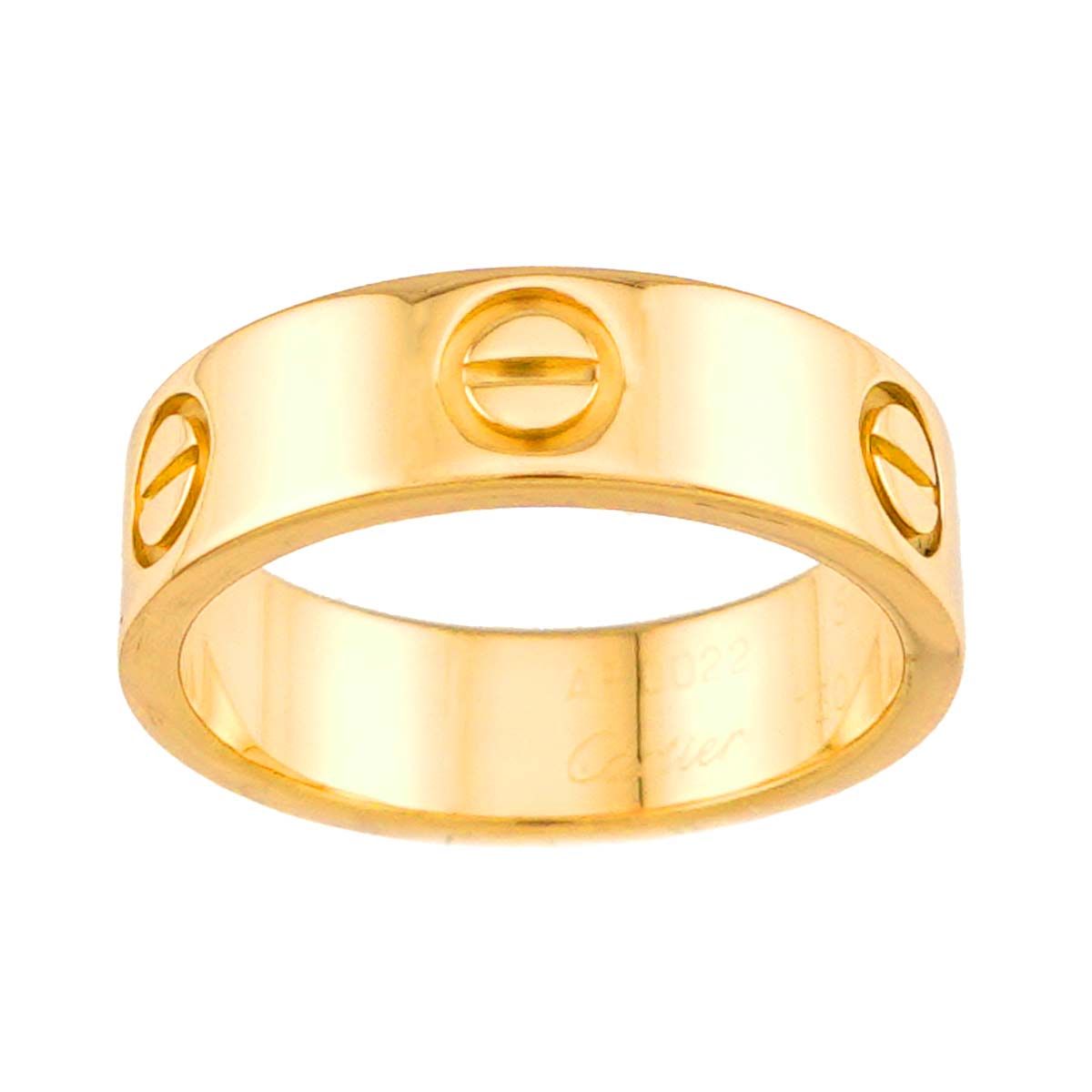 K Cartier カルティエ リング 750 53 CV 3274 ラブリング カルティエ Cartier ラブ #51 リング K18 YG イエローゴールド 750