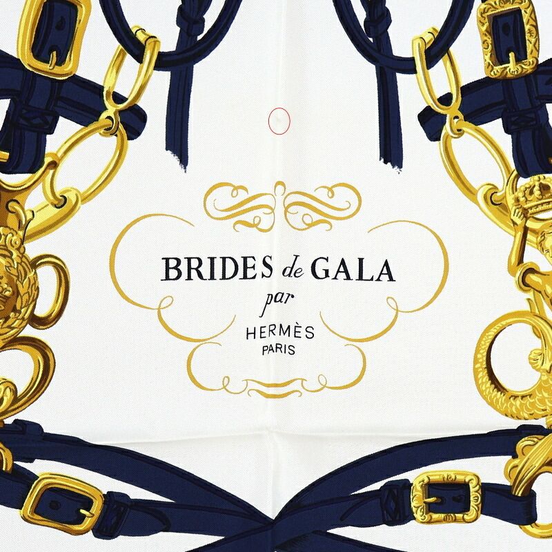 エルメス カレ90 スカーフ ブリッド・ドゥ・ガラ BRIDES de GARA 式典