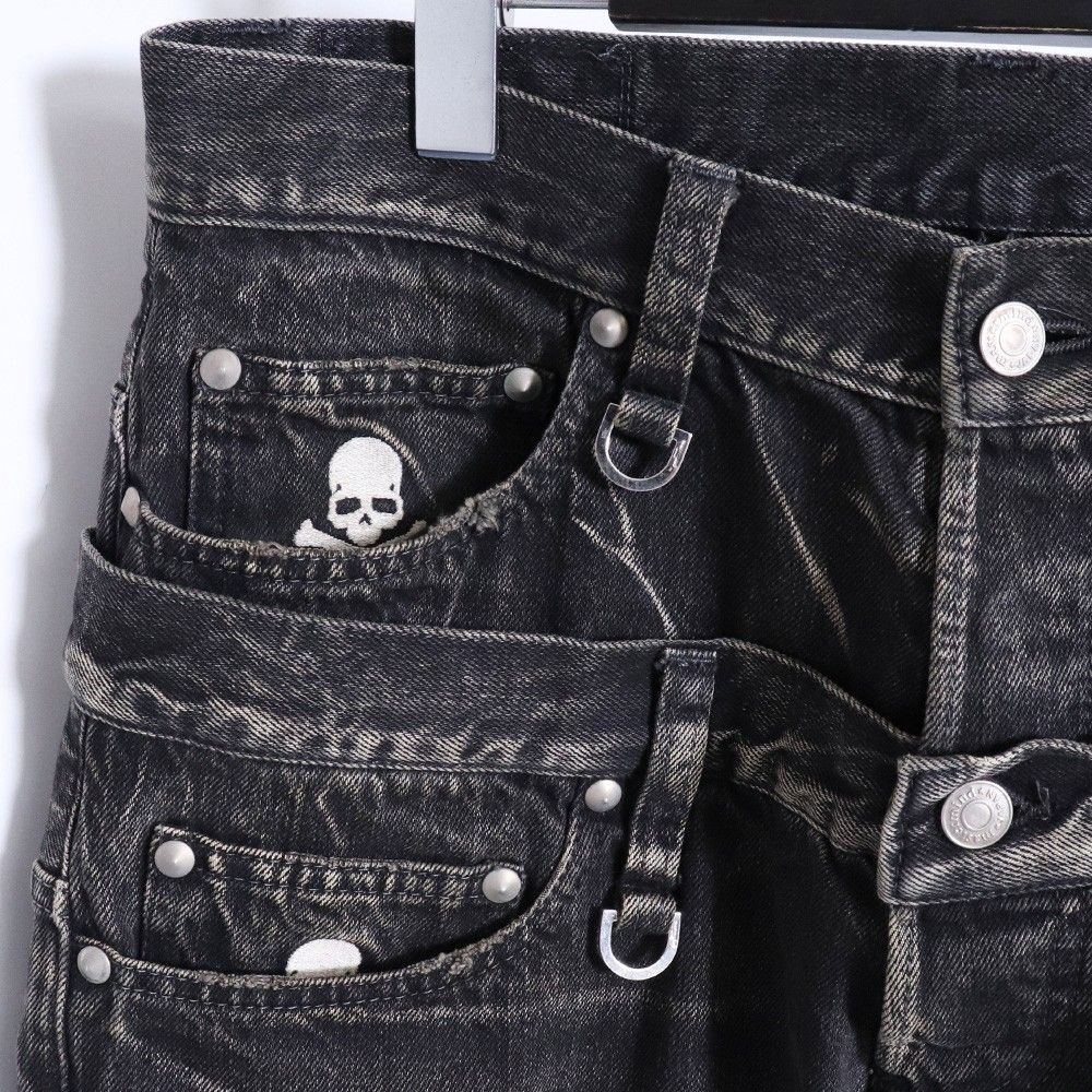 MASTERMIND JAPAN classics期 ダブルウエストデニムパンツ Sサイズ 