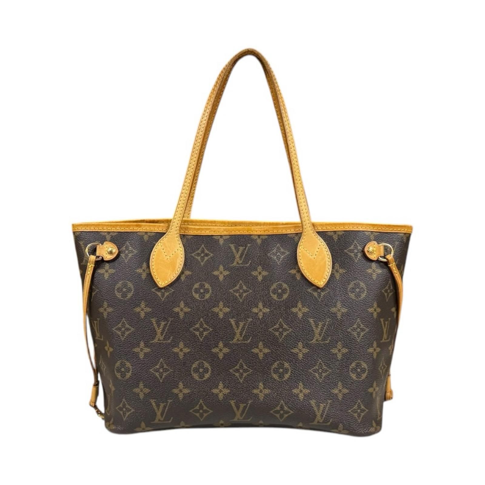 ルイヴィトン ネヴァーフルPM モノグラム トートバッグ モノグラムキャンバス M40155 ブラウン レディース LOUIS VUITTON 中古 ルイヴィトン ルイ ヴィトン