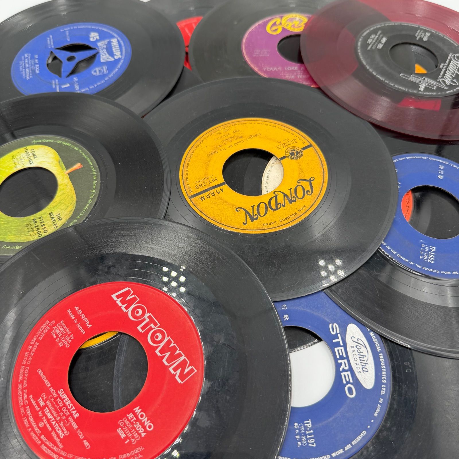 EPレコード 14枚まとめ売り】洋楽・邦楽 7インチ レトロ ポップス