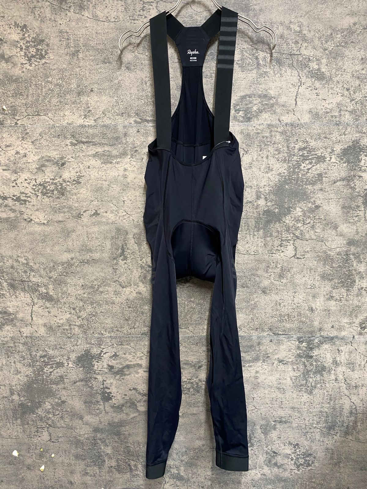 KD623 ラファ Rapha PRO TEAM TRAINING TIGHTS WITH PAD ビブタイツ 黒 M ロゴスレ