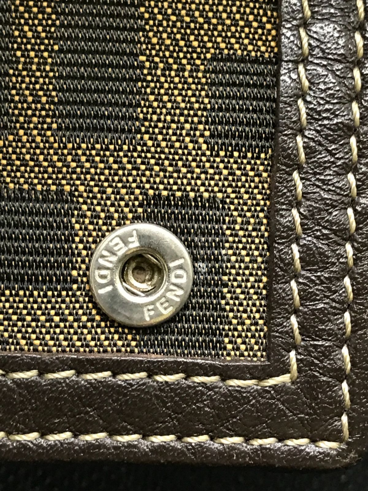 Fendi フェンディ 6連キーケース ズッカ キャンバス×レザー ブラウン