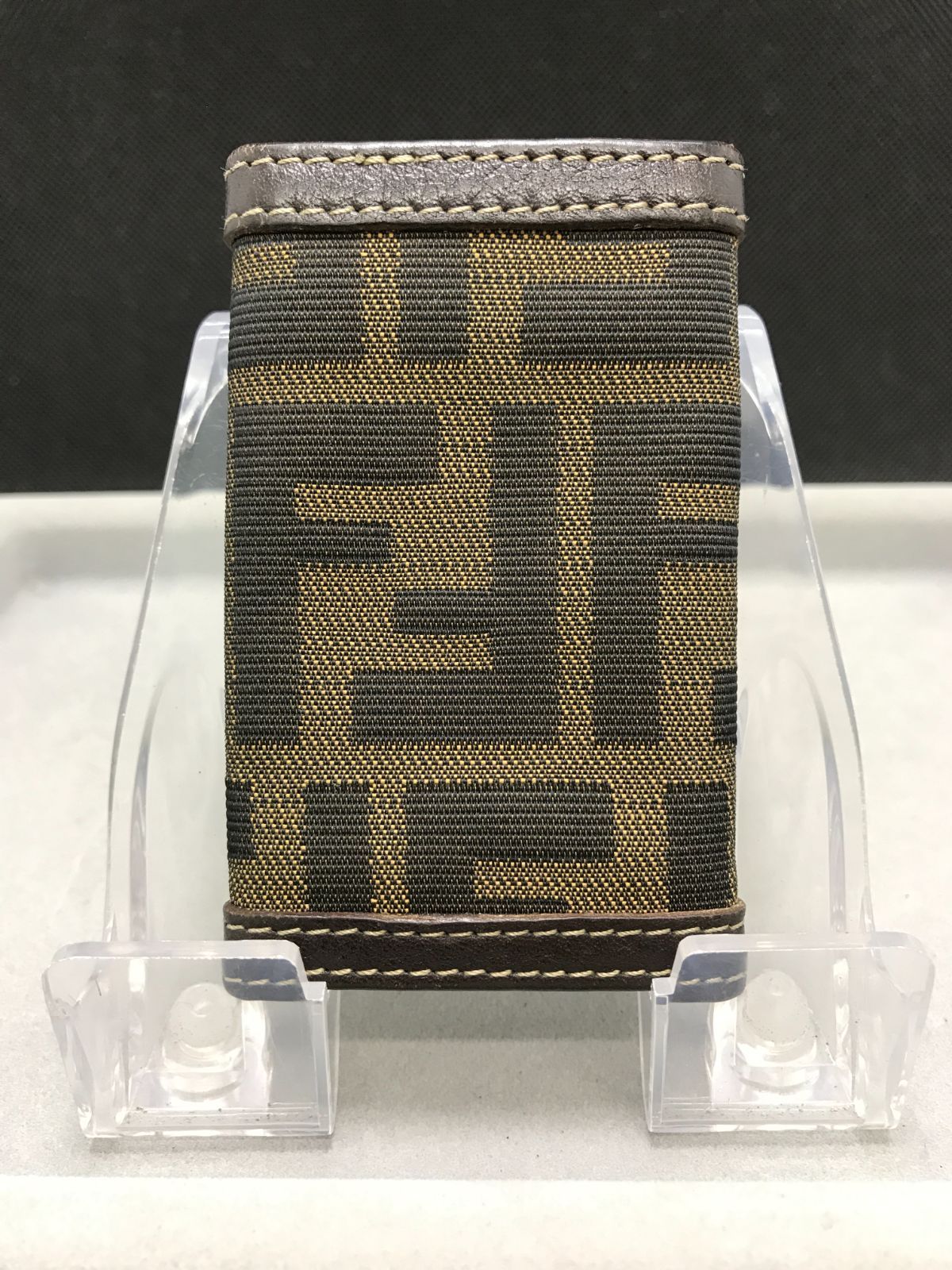 Fendi フェンディ 6連キーケース ズッカ キャンバス×レザー ブラウン
