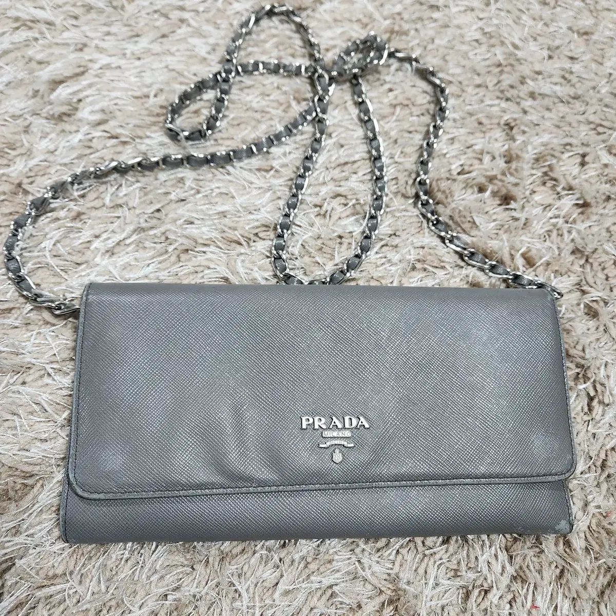 (ヴィンテージボックス) PRADA プラダ 正規品 チェーン クロスバック