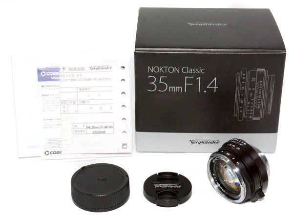 元箱付 Voigtlander フォクトレンダー NOKTON Classic 35mm F1.4 II VM ライカ Mマウント レンズ 美品