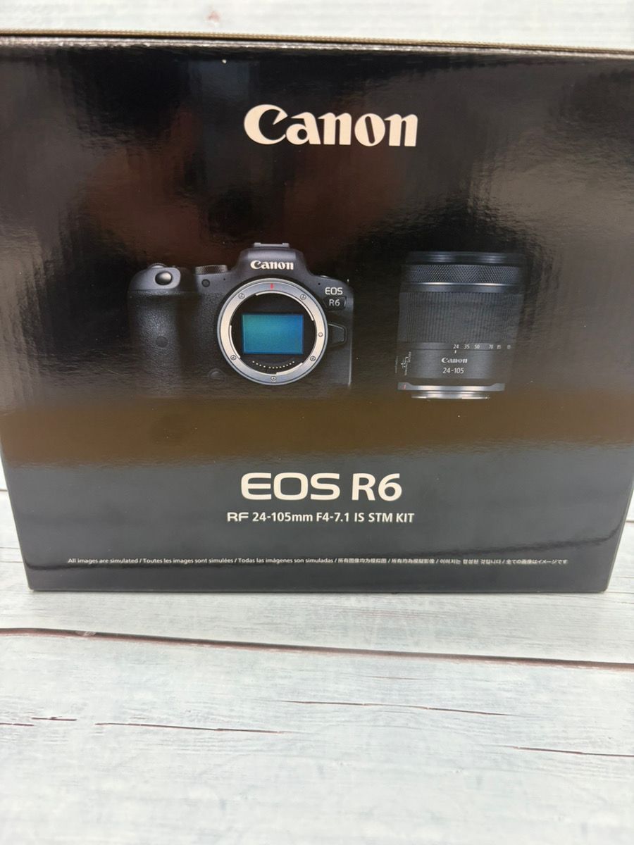 【新品】CANON　EOS06　RF24-105mm　F4-7.1　IS　STM　KIT　ミラーレス一眼カメラ