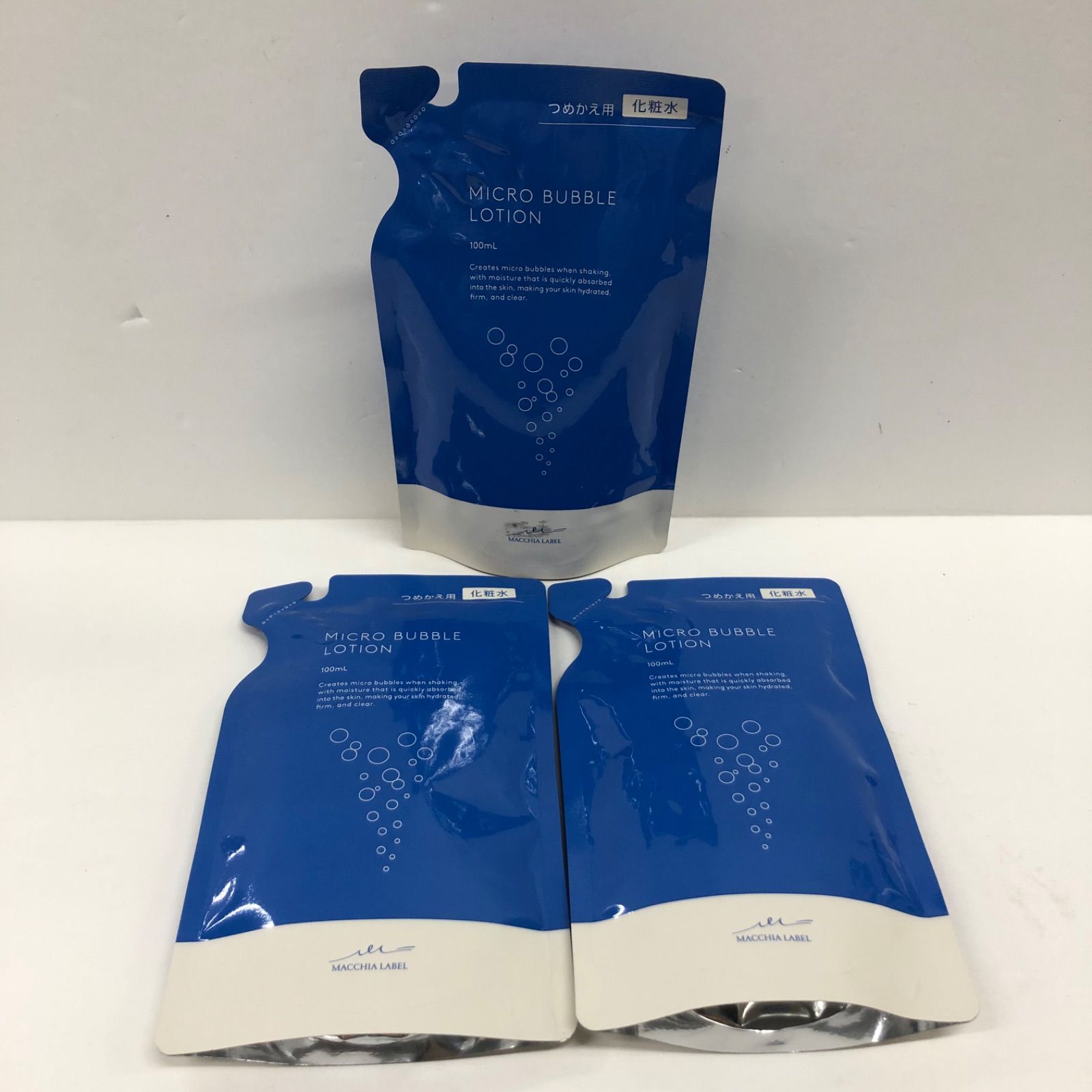 K3039 K Macchia Label マキアレイベル 薬用マイクロバブルローション つめかえ用 100ml 計3点セット