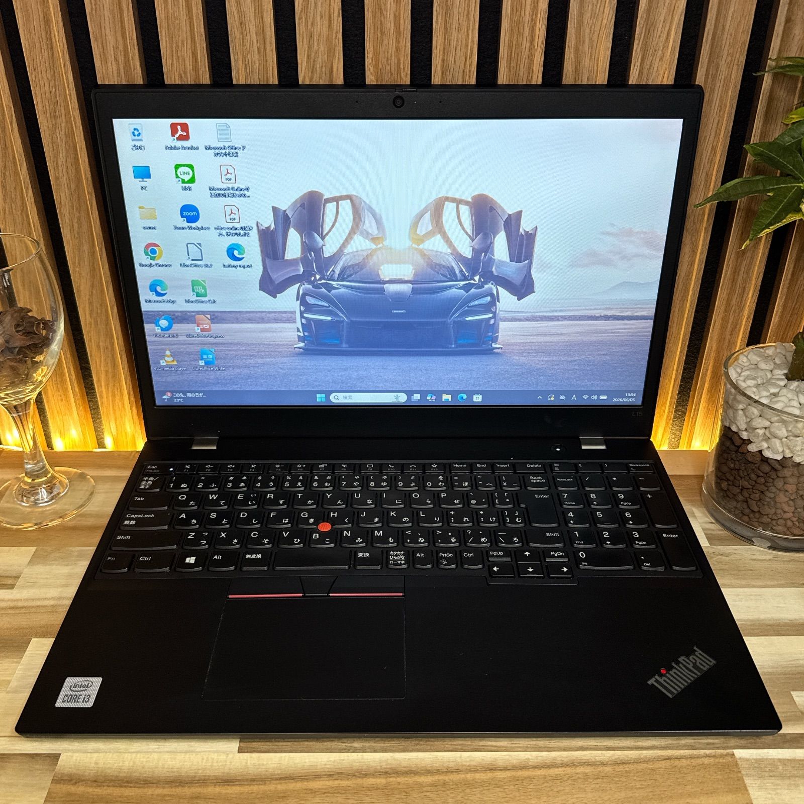大型液晶モデル‼️Lenovo ThinkPad L15☘Core i3第10世代 ☘メモリ8GB