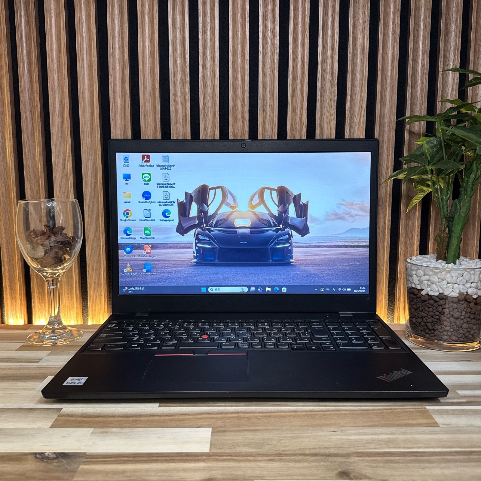 大型液晶モデル‼️Lenovo ThinkPad L15☘Core i3第10世代 ☘メモリ8GB 