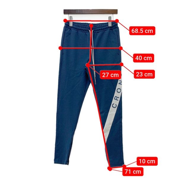CRONOS クロノス ジョガーパンツ ボトムス スウェットパンツ DIAGONAL