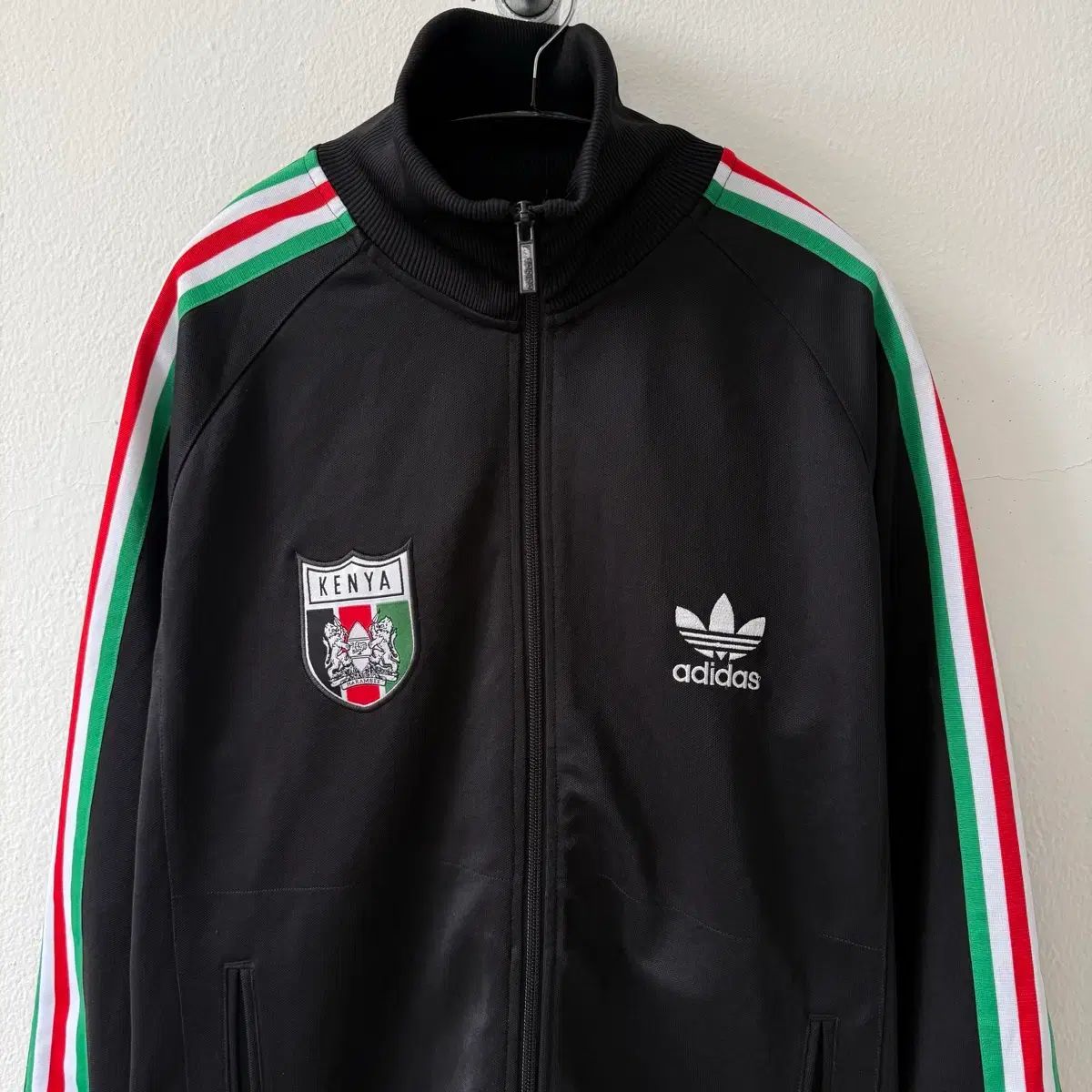 アディダス adidas KENYA トラックジャケット M ブラック ジャージ 