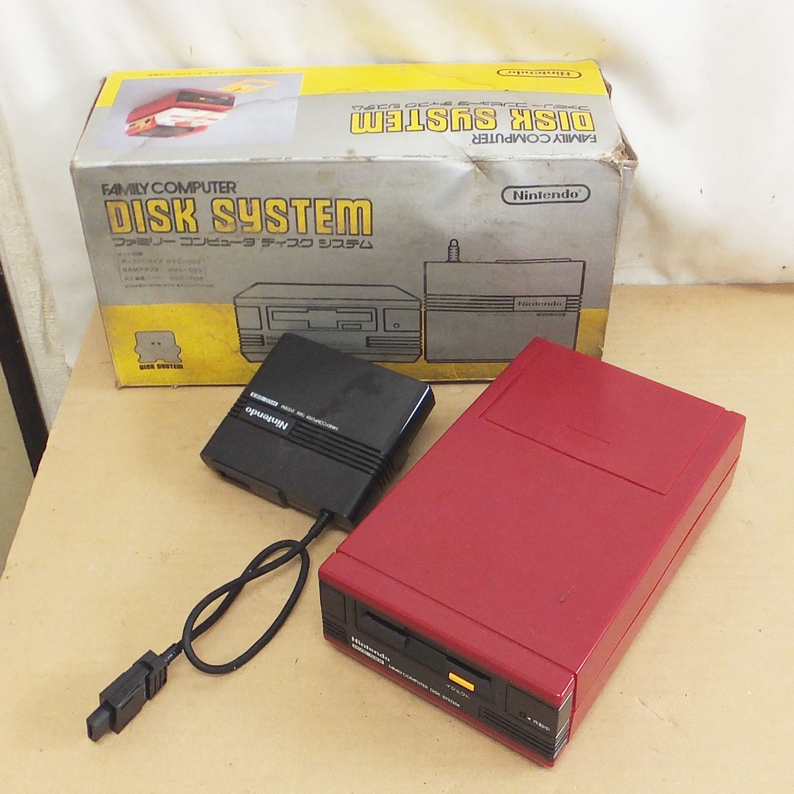 S278【希少】任天堂 ファミコン ディスクシステム 中古 現状 /10