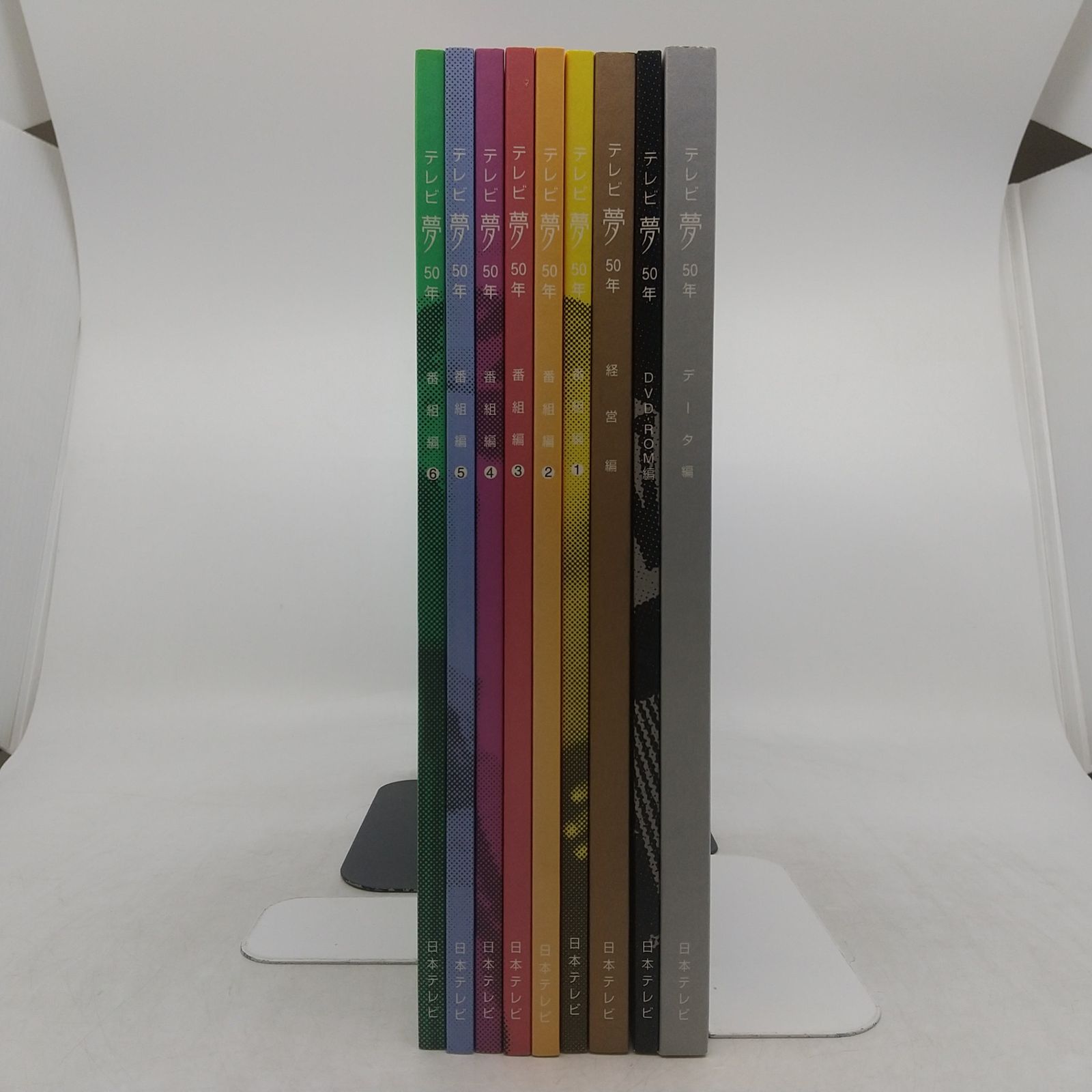 テレビ夢50年 日本テレビ50年史 全8冊 DVD付属 非売品 2606LAth4