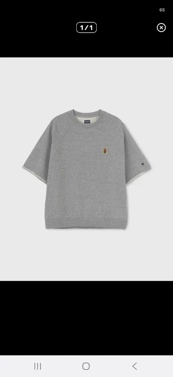 HERITAGE FLOSS ジム ハーフ スリーブ グレー M