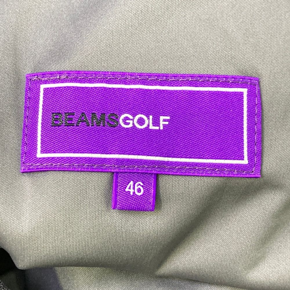 サイズ：46 BEAMS GOLF ビームスゴルフ  裏地付 ストレッチパンツ  グレー系 [240101690517] ゴルフウェア メンズ ストスト ゴルフ サイズ：46 BEAMS GOLF ビームスゴルフ 裏地付 ストレッチ