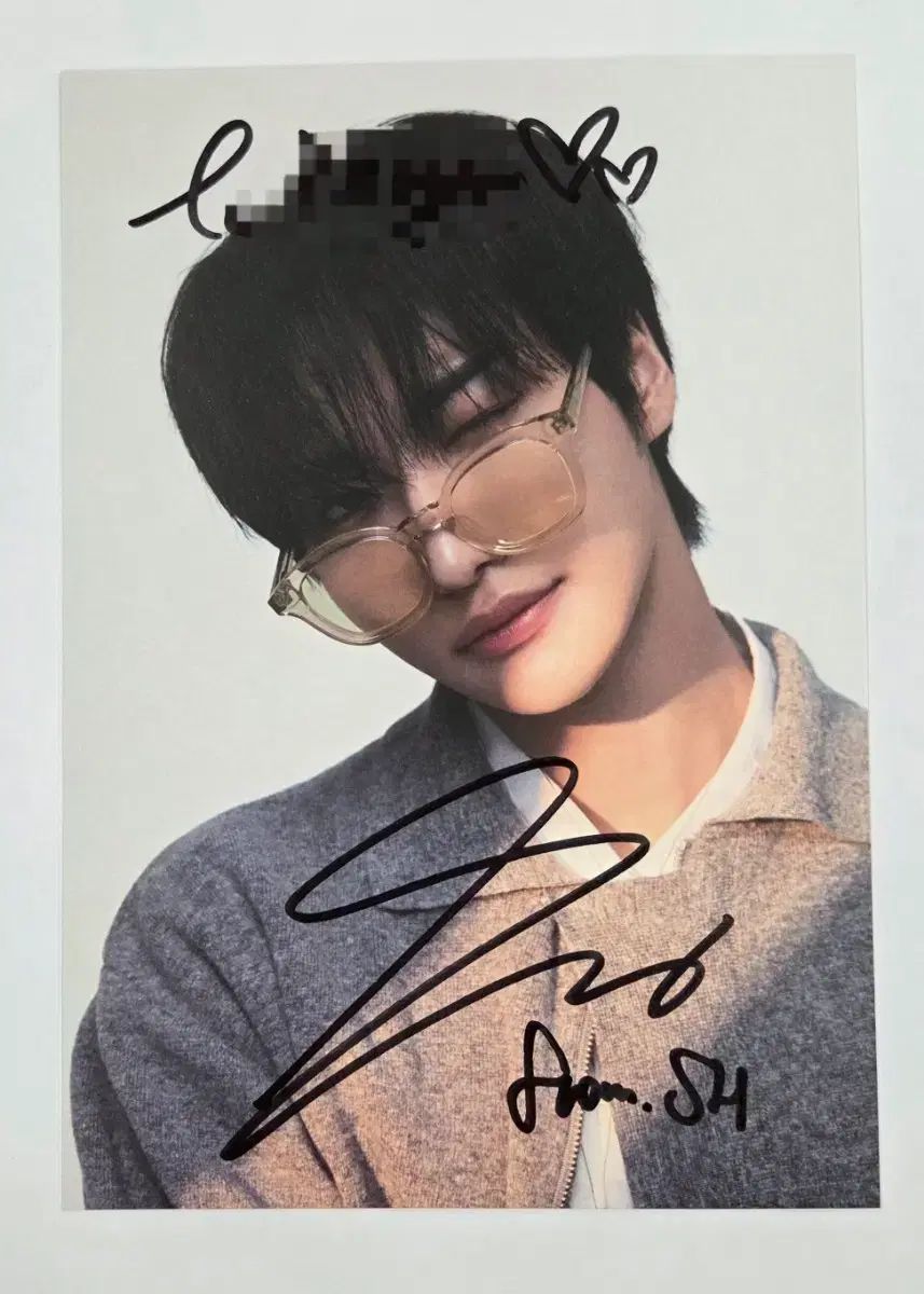 ATEEZ - ATEEZ SEONGHWA サイン　ソンファ ATEEZ（エイティーズ・アチズ）ソンファ（SEONGHWA）サイン ポスター