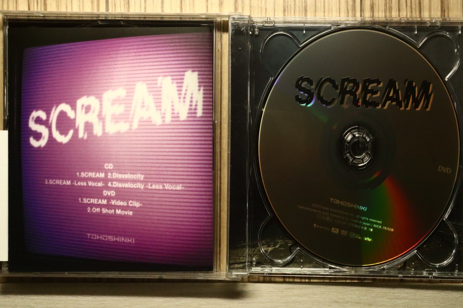 東方神起 SCREAM 国内盤CD☆東方神起/TOHOSHINKI□ SCREAM (CD+DVD) 【AVCK79152B