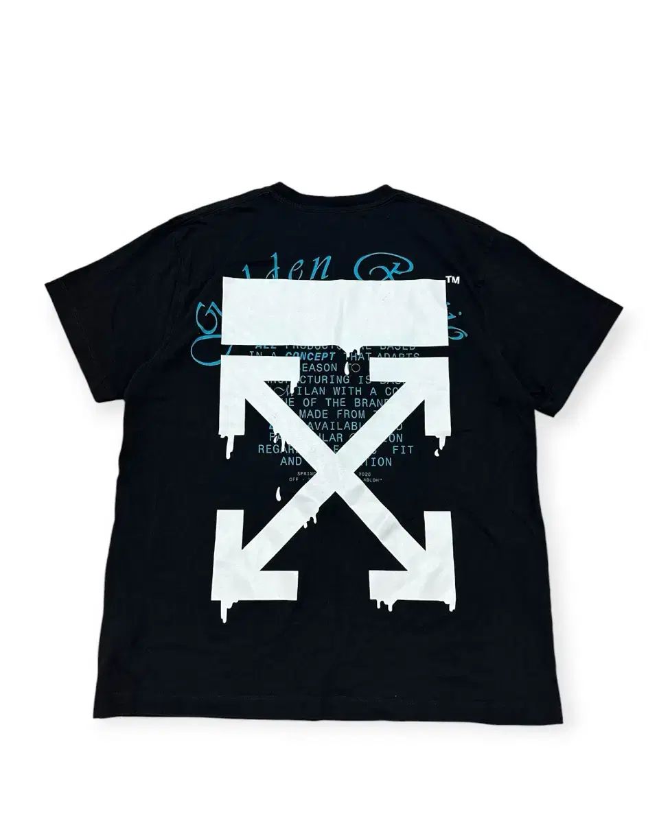 オフホワイト 20ss ドリッピング アロー 半袖Tシャツ 8,882円