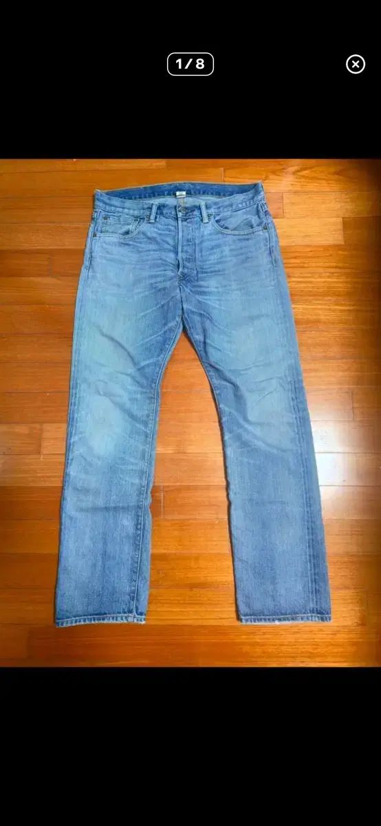 m RRL(ダブルアールエル) ヒール トップス ウォッシュ ロー ストレート ウォッシング デニム 30/32