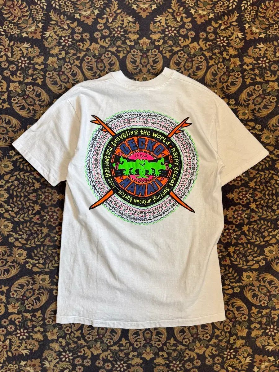 90s HANES(ヘインズ) ハワイ ゲッコー ヴィンテージ Tシャツ