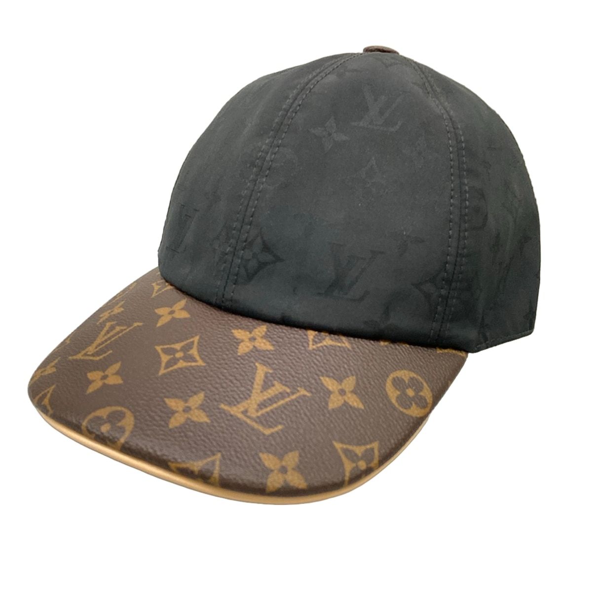 LOUIS VUITTON(ルイヴィトン) キャップ モノグラム キャップウパキャップ M76528 ノワール レザー、牛革