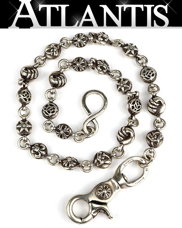 CHROME HEARTS 新宿店 クロムハーツ ＃2 マルチボール 1クリップ ウォレットチェーン ロング メンズ シルバー SV925 31143