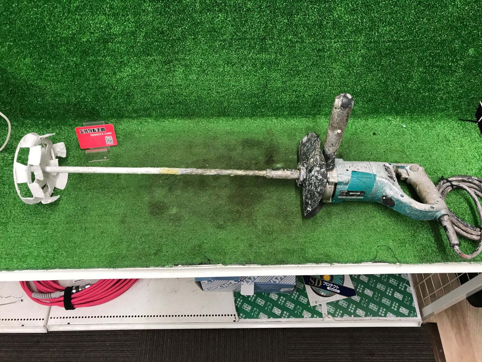 【中古品】【0918】★RYOBI(リョービ) パワーミキサー PM-1011　IT2TWNU6RJTC