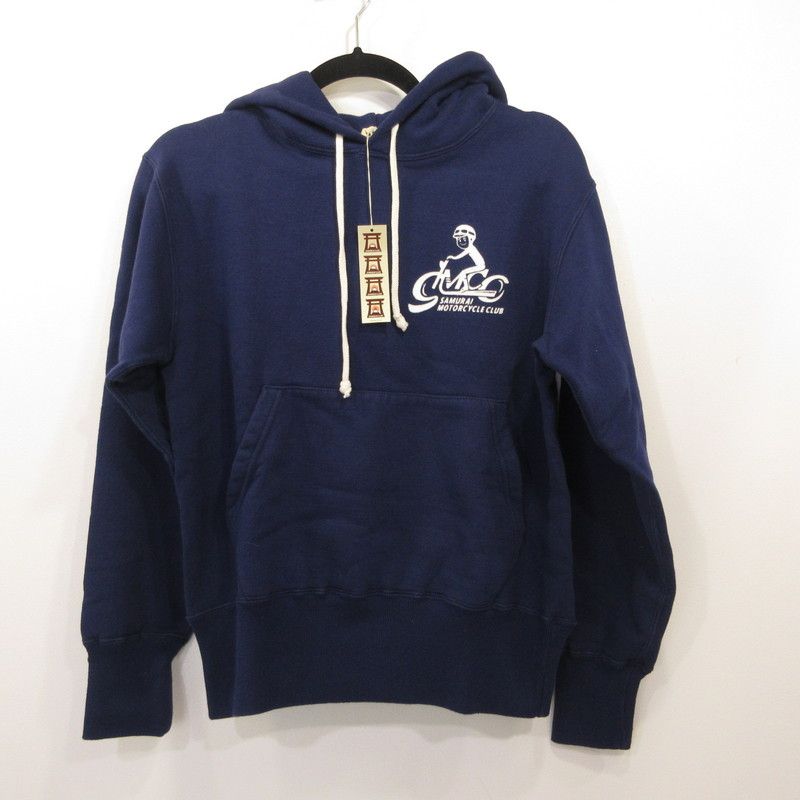 【姫路東店】 中古 SAMURAI JEANS | サムライジーンズ パーカー MCS18-101 ネイビー サイズ:S 【101】