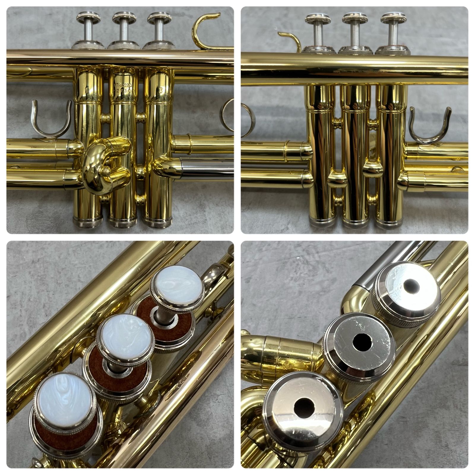 ヤマハ B♭トランペット YTR-2320E イエローブラス 純正マウスピース