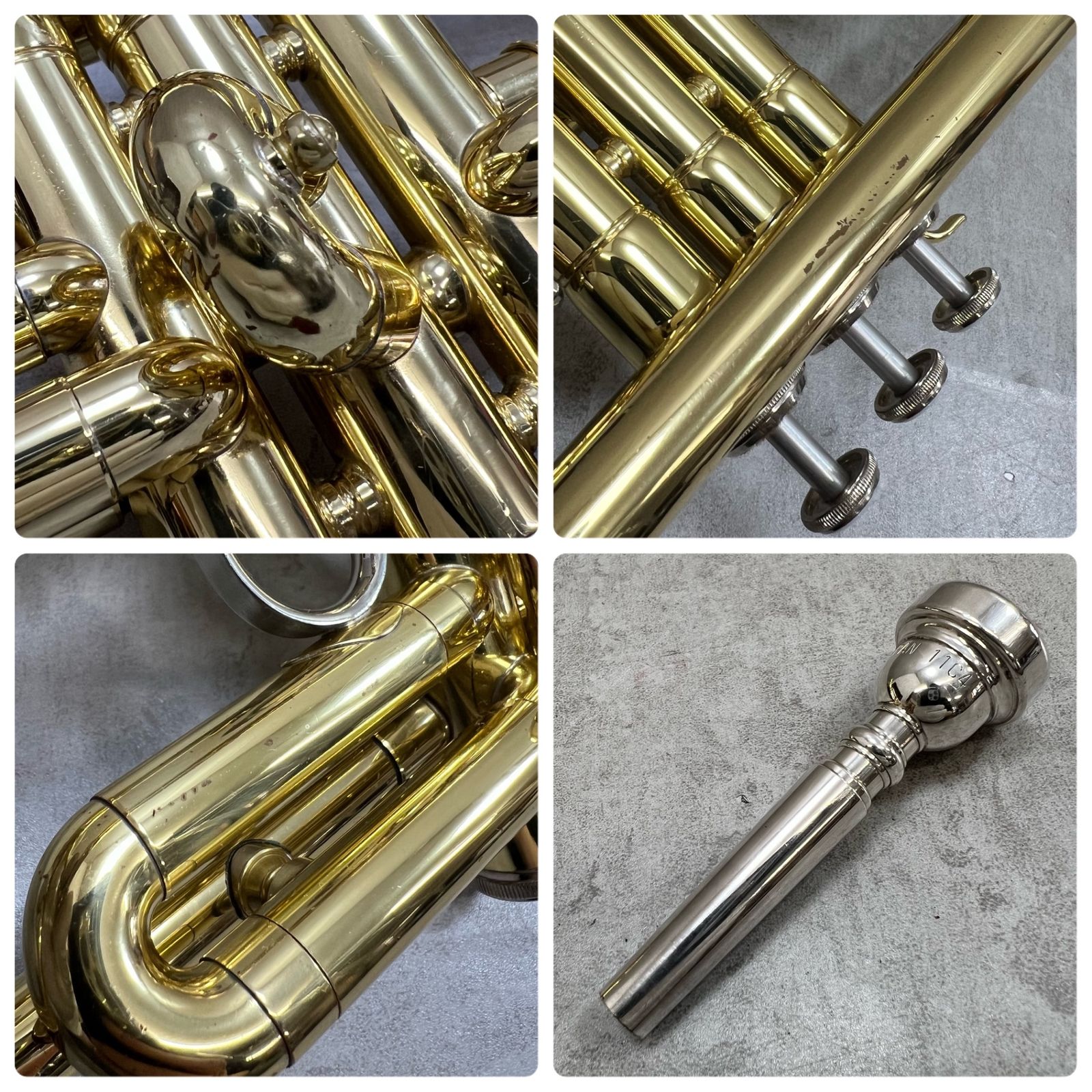 ヤマハ B♭トランペット YTR-2320E イエローブラス 純正マウスピース