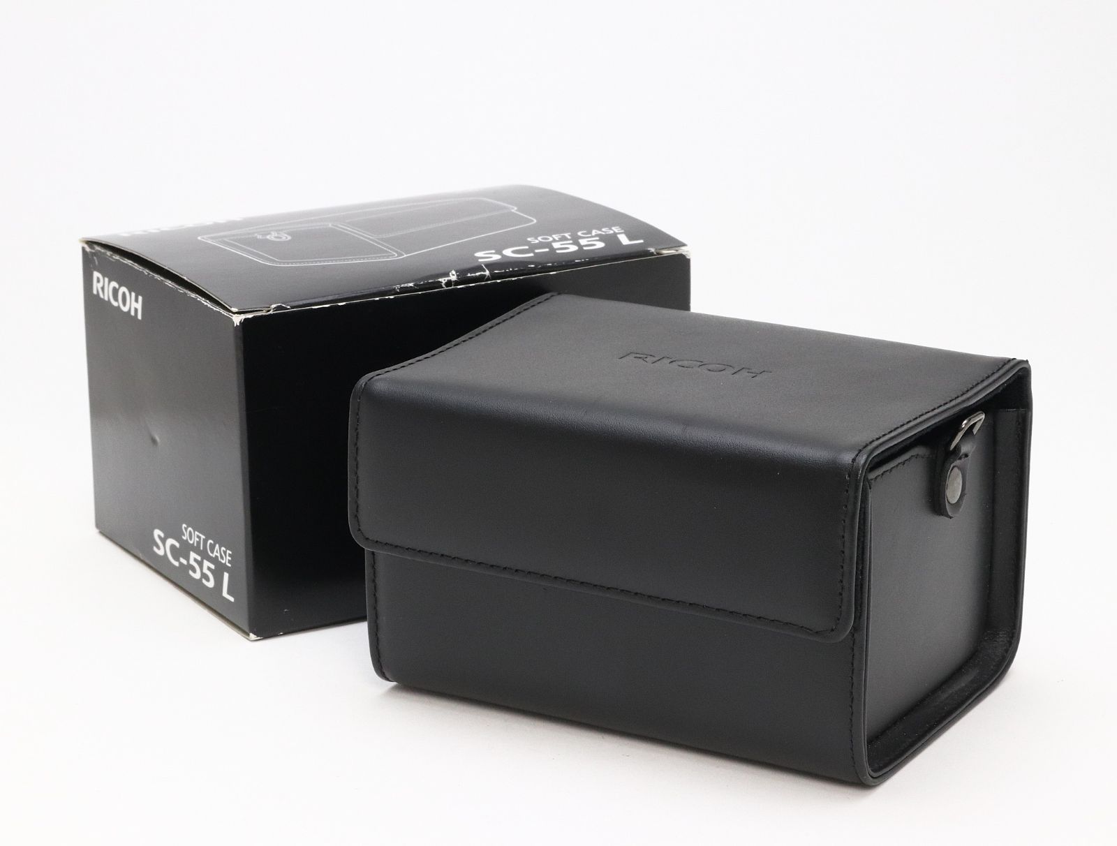 A+ (美品) RICOH リコー SC-55L 本革ソフトケース GXR A12 50mm用 初期