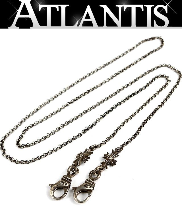 CHROME HEARTS 新宿店 クロムハーツ タイニーECHプラス タイニークロスネックレス メンズ シルバー SV925 30763