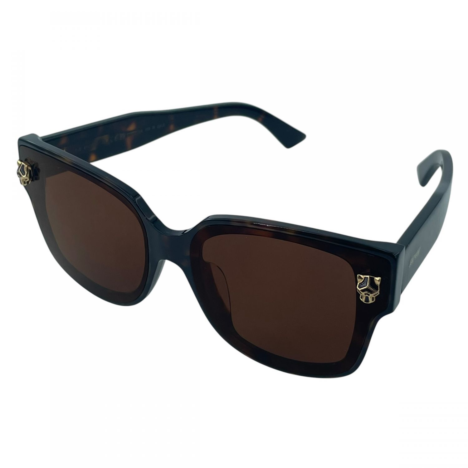 【中古】 Cartier カルティエ CT0357SA パンテール べっ甲 サングラス レディース 26006038 KJ