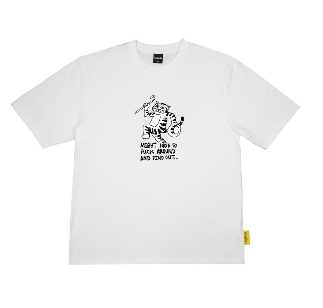 BAGLADY / FUCK AROUND T-SHIRT