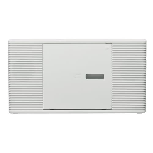 東芝 オーレックス(AUREX) CDラジオ AX-C260 ホワイト ワイドFM対応 縦型スリムデザイン 語学学習機能 A-Bリピート レジューム再生 +10スキップ 1.5W+1.5W スピーカー Bass機能搭載 スリープタイマー AC/乾電池2電源対応