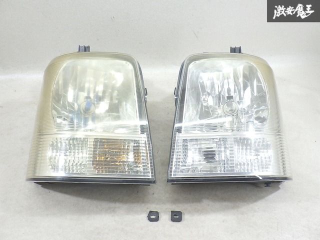 スズキ 純正 DA64V エブリイバン ヘッドライト ヘッドランプ ハロゲン 左右セット LE04G6129 棚2F-P-6