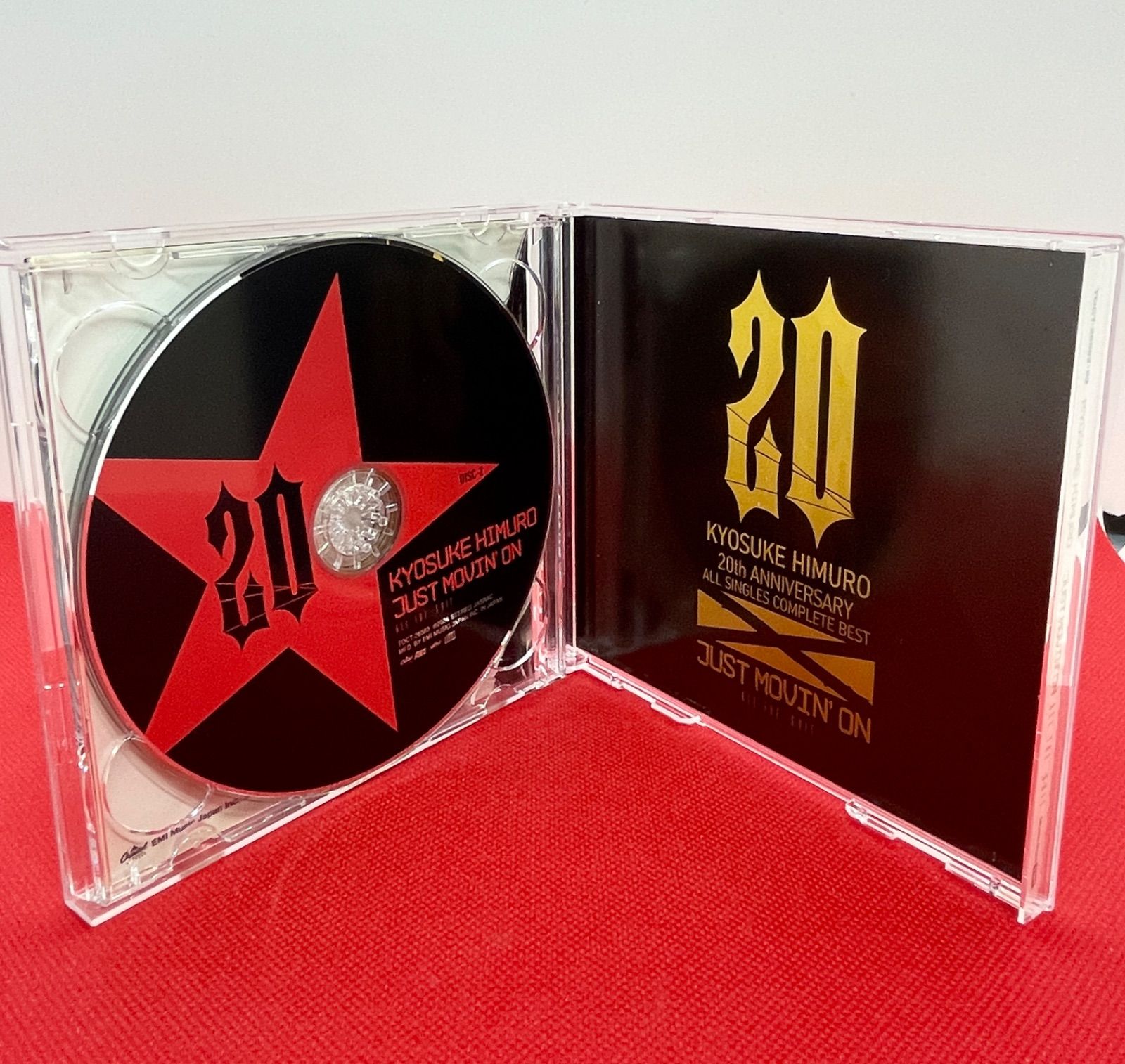 氷室京介 KYOSUKE HIMURO JUST MOVIN' ON ALL THE -S-HIT 2CD TOCT