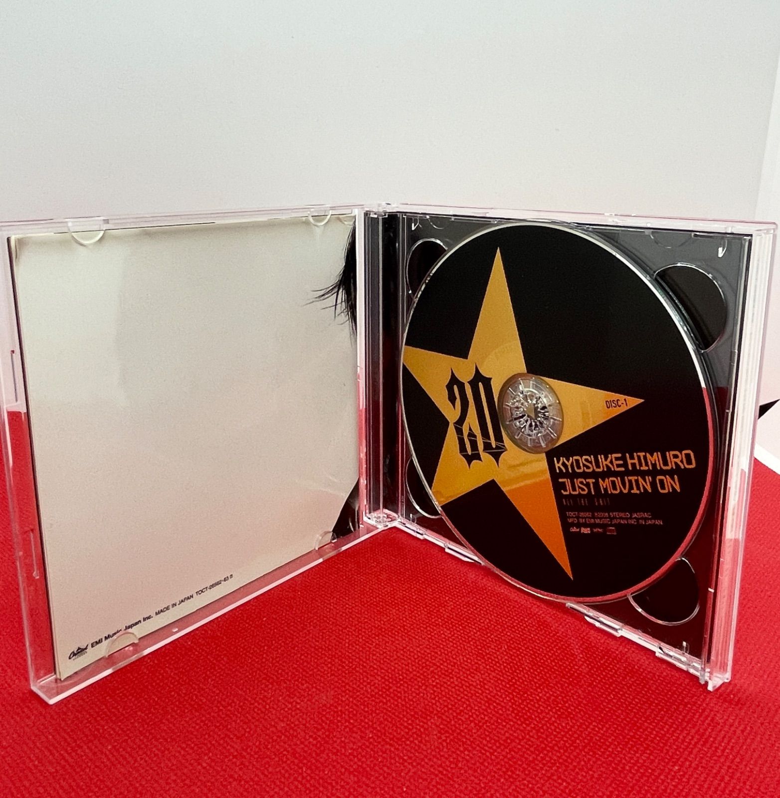 氷室京介 KYOSUKE HIMURO JUST MOVIN' ON ALL THE -S-HIT 2CD TOCT