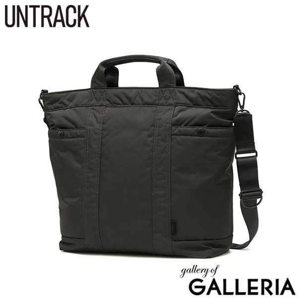 アントラック トートバッグ ファスナー付き A4 メンズ レディース UNTRACK ショルダー 肩掛け カジュアル 撥水 CITY/DS 60394 グレー