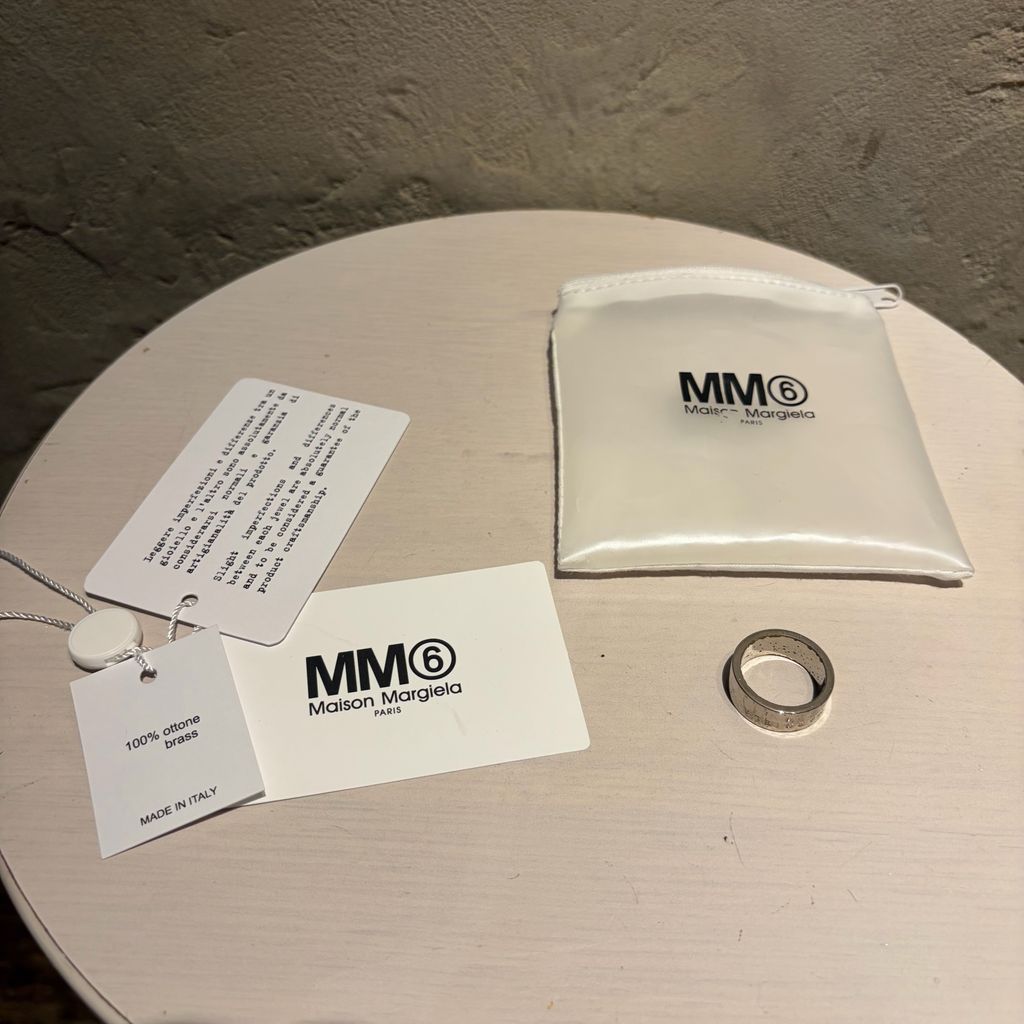 Maison Margiela MM6 メゾンマルジェラ エムエムシックス Numeric Minimal Signature Ring シルバーリング SM6UQ0013 シルバー Size:TG.06【代官山B06】