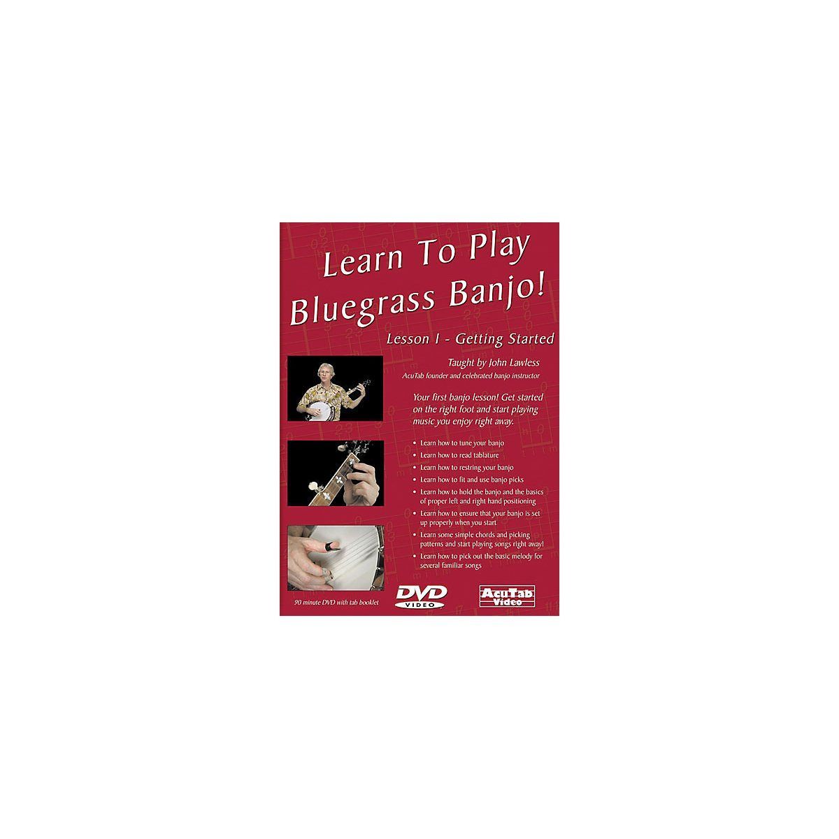 Learn to Play Bluegrass Banjo Lesson 1 Get Started [DVD]