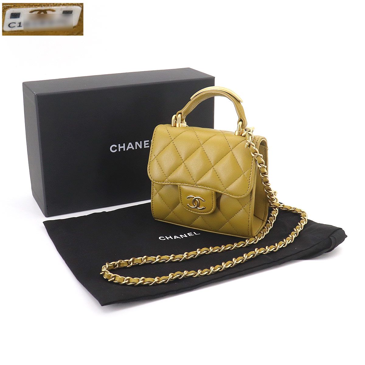 未使用 展示品 シャネル CHANEL マトラッセ ミニ チェーン ショルダー 