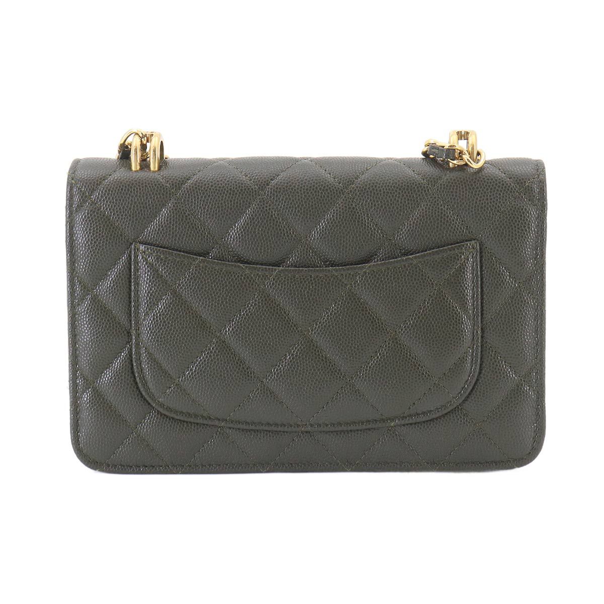 未使用 展示品 シャネル CHANEL マトラッセ チェーン ウォレット 長