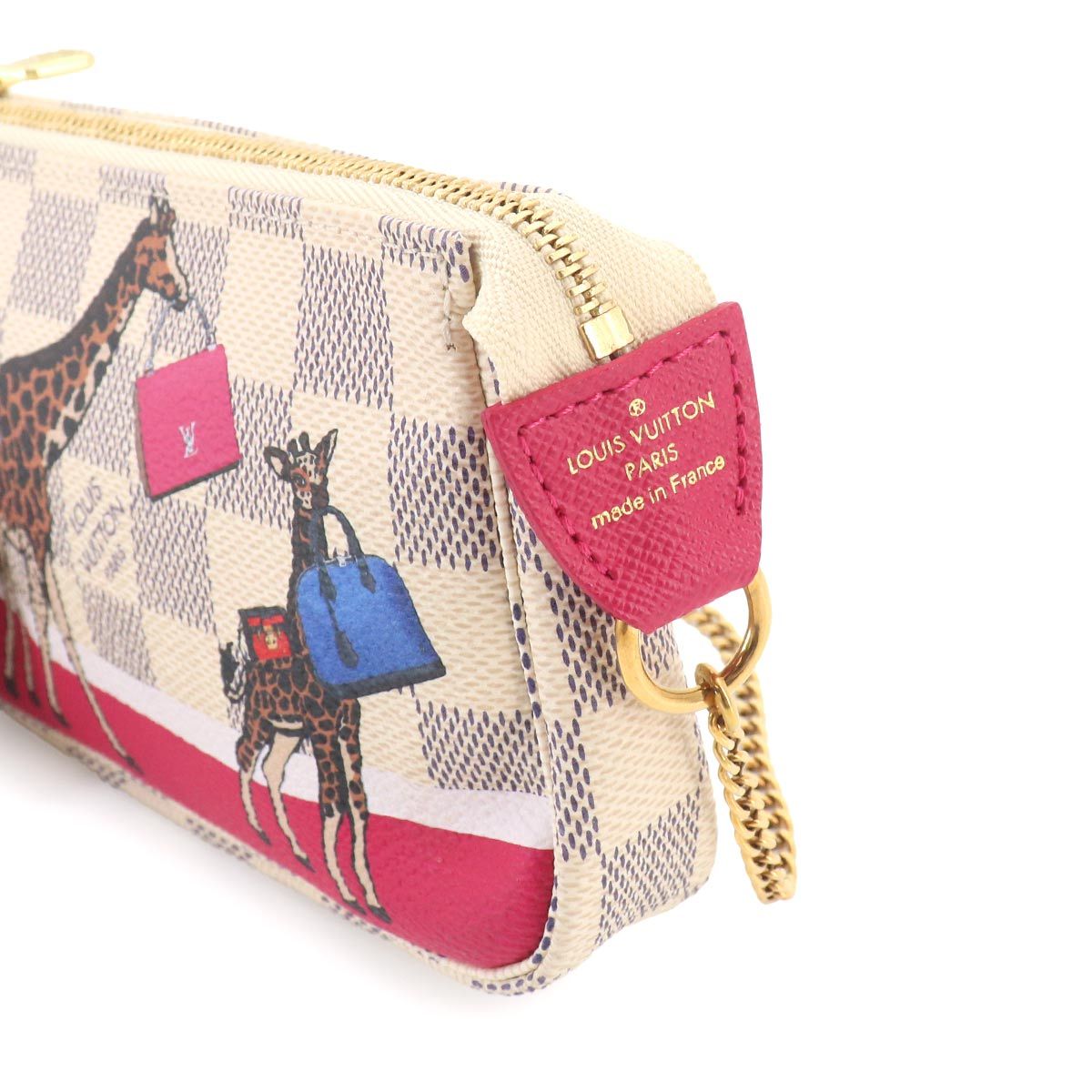 新品同様 ルイ ヴィトン LOUIS VUITTON ダミエ アズール ミニ