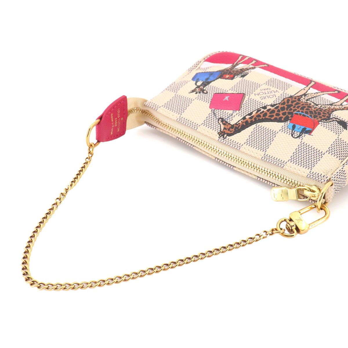 新品同様 ルイ ヴィトン LOUIS VUITTON ダミエ アズール ミニ