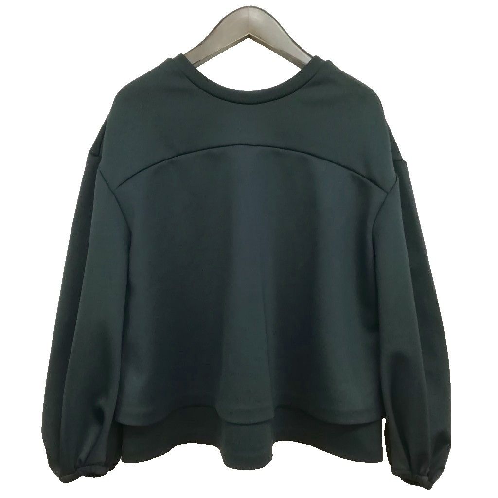 アドーア ADORE 24AW コンパクトダンボール カットソー プルオーバー 38 ダークネイビー系