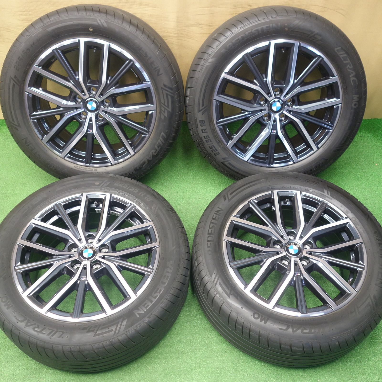 キレイ!25年★BMW X1 838M 純正 225/55R18 VREDESTEIN ULTRAC MO 18インチ PCD112/5H★6051805KTノ