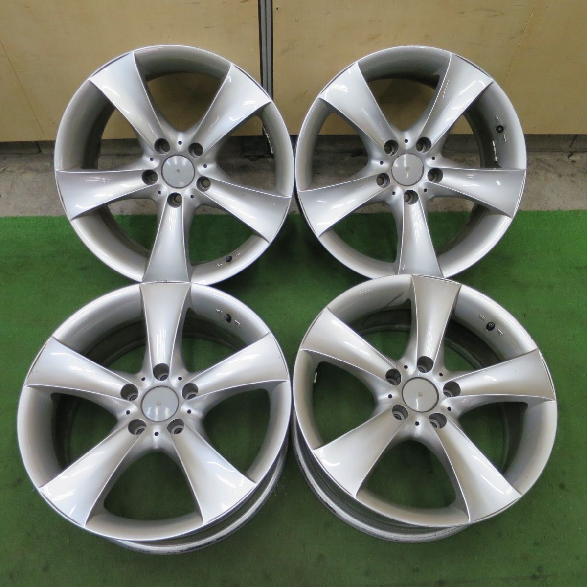 [送料無料] 4本価格★BMW 等 AGA Bayern 18インチ ホイール 18×8J PCD120/5H★6052601NGホ